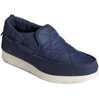 Sperry Women's 'Moc-Sider' Water-Resistant Suede Slip On Shoes in Navy | Size: 6