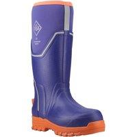 Muck Boots Women's Grit S5 Safety Wellington in Blue | Size: 4