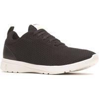 Hush Puppies Women's 'Good' 100% RPET (Recycled) Textile Lace Trainers in Black | Size: 6.5