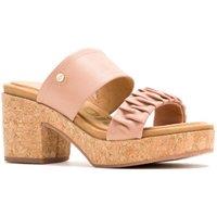 Hush Puppies Women's Poppy Ruched Slide in Cream | Size: 7