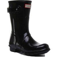 Hunter Women's 'Original Short' Wellington Boots in Black | Size: 3