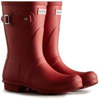 Hunter Women's Original Short Wellington Boots in Red | Size: 3