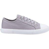 Hush Puppies Women's 'Brooke' Canvas Trainer in Grey | Size: 6