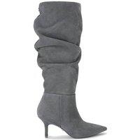Carvela Women's 'Spirit Slouch Boot' Suede Boots in Grey | Size: 4