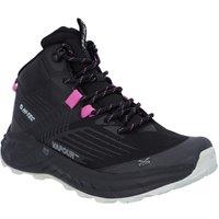 Hi-Tec Women's Fuse Trail Mid WP Trainers in Black | Size: 7