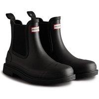 Hunter Women's 'Commando' Patterned Wellingtons in Black | Size: 7