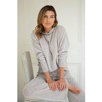 Cove Women's Cashmere Hoodie in Grey | Size: Small