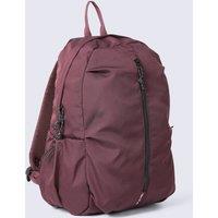 Animal Women's Durable Multipocket Front Zip Padded Adjustable Strap 17L Backpack in Burgundy