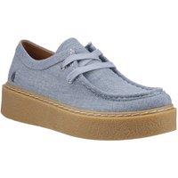 Hush Puppies Women's Bridie Textile Mocc Toe in Light Blue | Size: 6