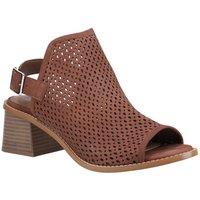 Hush Puppies Women's Louise Heeled Sandal in Brown | Size: 4
