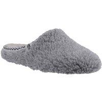 Hush Puppies Women's Good Slipper Teddy Mule in Grey | Size: 4
