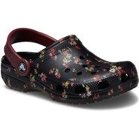 Crocs Kids Classic Graphic Clog in Black | Size: Infant 11