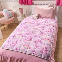 OHS Kids Unicorn 3kg Weighted Blanket Sensory Sleep Therapy Quilted Throw in Lilac