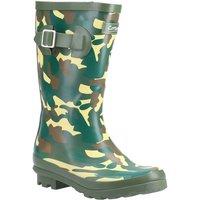 Cotswold Boy's 'Innsworth' Wellington Boots in Green | Size: Infant 10