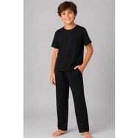 Brand Threads Essentials Long Leg Pyjama Set in Black | Size: 5-6 Years