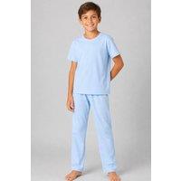 Brand Threads Essentials Long Leg Pyjama Set in Baby Blue | Size: 3-4 Years