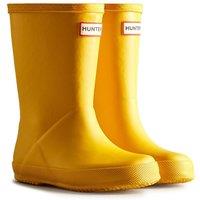 Hunter Kids First Wellington Boot in Yellow | Size: Infant 13