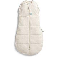 ergoPouch 100% GOTS Winter Cocoon Swaddle Sleeping Bag - 2.5 TOG Oatmeal in Beige | Size: 0-3 m