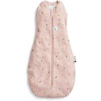 ergoPouch 100% GOTS Summer Cocoon Swaddle Sleeping Bag - 0.2 TOG Daisy in Light Pink | Size: 3-6 m