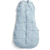 ergoPouch 100% GOTS Winter Cocoon Swaddle Sleeping Bag - 2.5 TOG Dragonflies in Light Blue | Size: 3-6 m