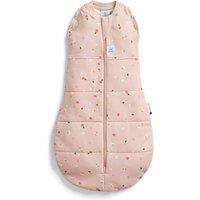ergoPouch 100% GOTS Winter Cocoon Swaddle Sleeping Bag - 2.5 TOG Daisy in Light Pink | Size: 3-6 m