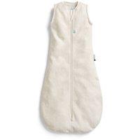 ergoPouch 100% GOTS All Year Jersey Sleeping Bag - 1 TOG Oatmeal in Beige | Size: 3-12 m