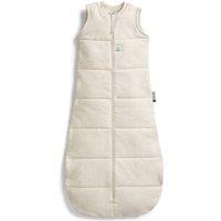 ergoPouch 100% GOTS Winter Jersey Sleeping Bag - 2.5 TOG Oatmeal in Beige | Size: 3-12 m