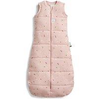 ergoPouch 100% GOTS Winter Jersey Sleeping Bag - 2.5 TOG Daisy in Light Pink | Size: 3-12 m