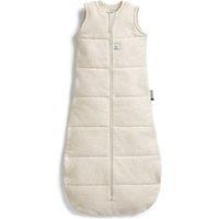 ergoPouch 100% GOTS Winter Jersey Sleeping Bag - 2.5 TOG Oatmeal in Beige | Size: 8-24 m