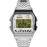 Timex Men's TW2Y20000 Peanuts 34mm Quartz Watch in Silver