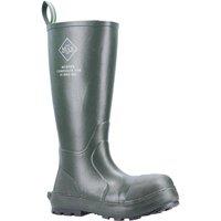 Muck Boots Men's 'Mudder Tall Safety' Safety Wellingtons in Green | Size: 8