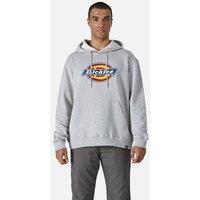 Dickies Men's 'Logo Graphic' Fleece Hoodie in Grey | Size: 2XL