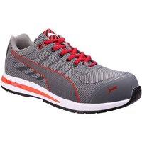 Puma Safety Men's 'Xelerate Knit Low' Safety Trainers in Grey | Size: 6.5
