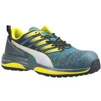 Puma Safety Men's 'Charge Low' Safety Trainers in Green | Size: 6.5