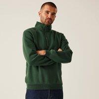 Regatta Men's Pro Quarter Zip Sweatshirt in Dark Green | Size: 4XL