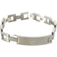 Arsenal FC Men's Stainless Steel Bracelet in Silver