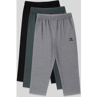 Tommy Life Men's Jersey Capri Shorts in Grey | Size: XL