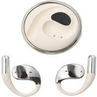 Living and Home AI Translation Bluetooth Earphones with Charging Case in White