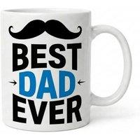 Dyzi Best Dad Ever Mug Ceramic Coffee Cup in White