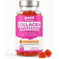 Pact Nutrition Collagen Gummies - 1000mg per Serving - Orange Flavour