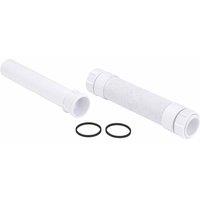 McAlpine Adj Toilet Flush Pipe for Low-Level & Concealed Cisterns in White