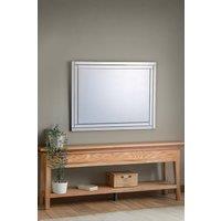 Julian Bowen Deco Frameless Wall Mirror in Clear