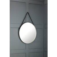 Julian Bowen Opera Round Mirror in Silver