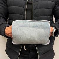 Almineez Rechargeable Electric Hot Water Bottle Bed Hand Warmer in Grey