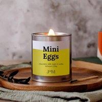JAAM Mini Eggs Wood Wick Candle in Silver