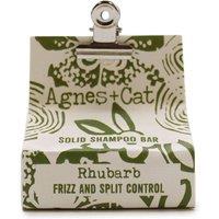 KDMD Plastic Free Rhubarb Solid Shampoo Bar with Coconut Oil in Green