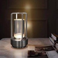 Nordara Rechargeable Touch LED Desk Lamp Dimmable Night Decor in Black