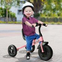 HOMCOM Baby Kids Children Toddler Tricycle Ride on 3 Wheels Bike in Pink