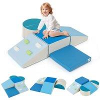CASART 6 Piece Foam Climbing Toys for Toddlers Foam Climbing Blocks Set