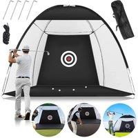 SPETLEK Training Net Golf Hitting Net indoor & outdoor Golf Swing in Black | Size: 0-12 m
